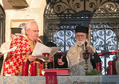 Θυρανοίξια - First liturgy in the church