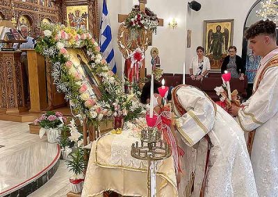Feast day of Saints Raphael Nicholaos and Irene service